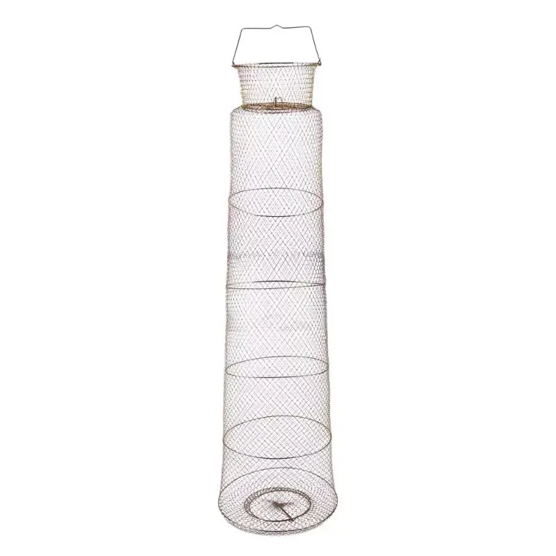Fishing Net Cage Lightweight Live Fish Keep Net Large Capacity Fishing Basket for Trouts Lobsters Crabs Crawfish Fishing Tackle
