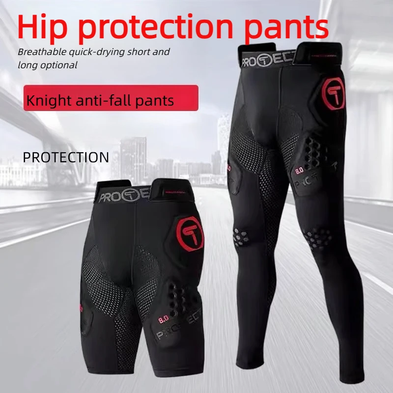 

T brand motorcycle cycling pants locomotive racing pants off-road motorcycle hip protection anti-drop pants Lindau track outdoor