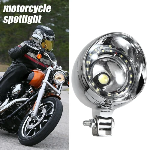Imagen 1 del producto Foco de faro LED para motocicletas, Cruisers, Bobbers, Choppers, 4 pulgadas, 1 unidad