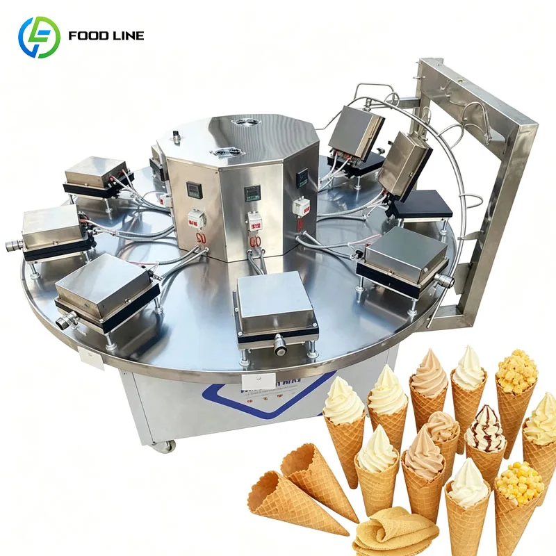 Egg Roll Production Machine Automatic Wafer Stick Crispy Roll Making Machine Commercial Factory Customized