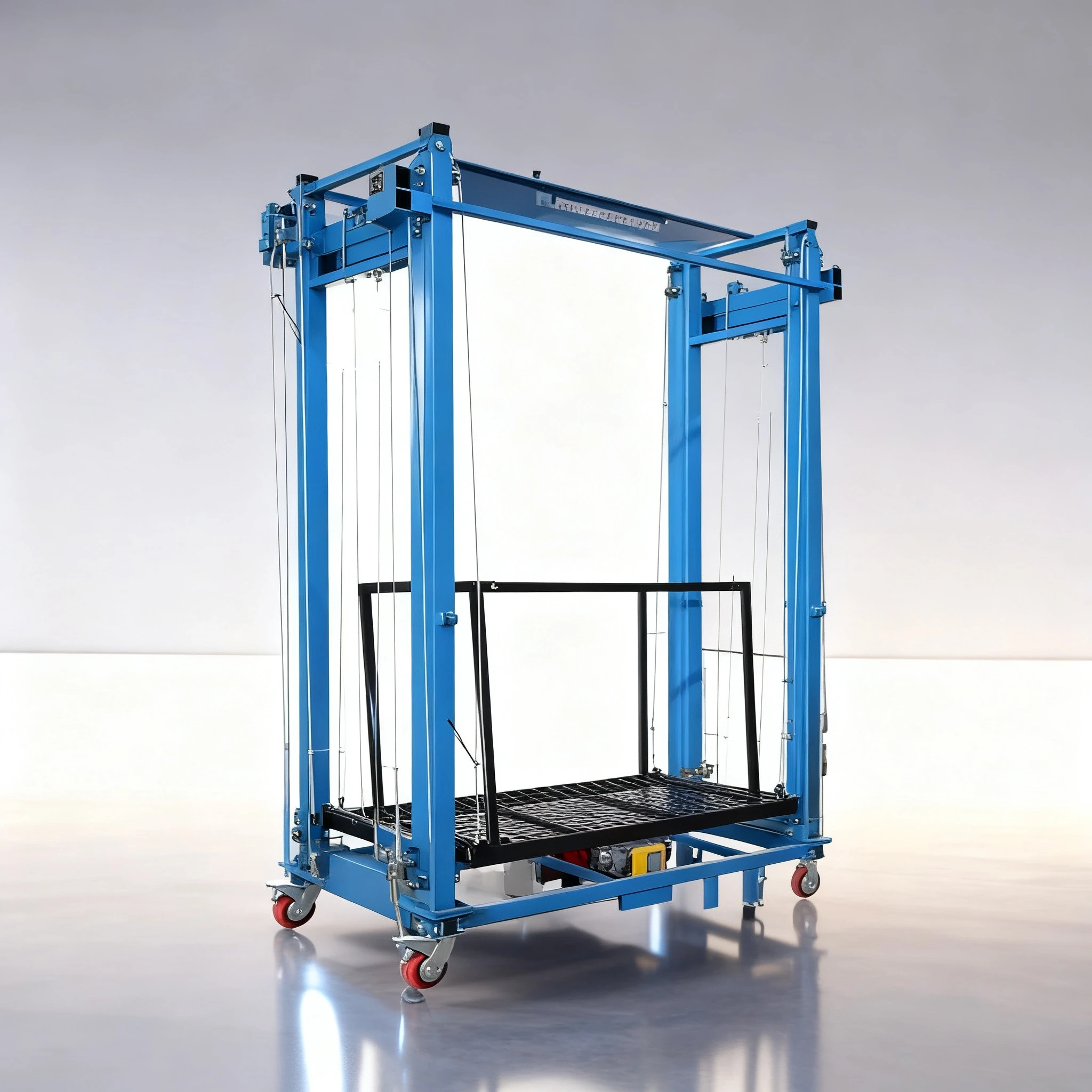 Mobile Electric Lifting Scaffold Platform, Quick Assembly Small Electric Scaffolding, 2m to 12m Custom Height