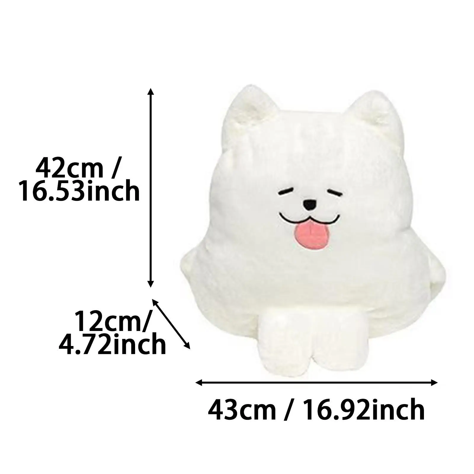 Samoyed สุนัขกระเป๋าเป้สะพายหลังน่ารักกระเป๋าเดินทางความแปลกใหม่การ์ตูนกลางแจ้งสบายๆน่ารักสัตว์กระเป๋าเป้สะพายหลังกระเป๋าเป้สะพายหลังกระเป๋าตุ๊กตาเด็กผู้ใหญ่