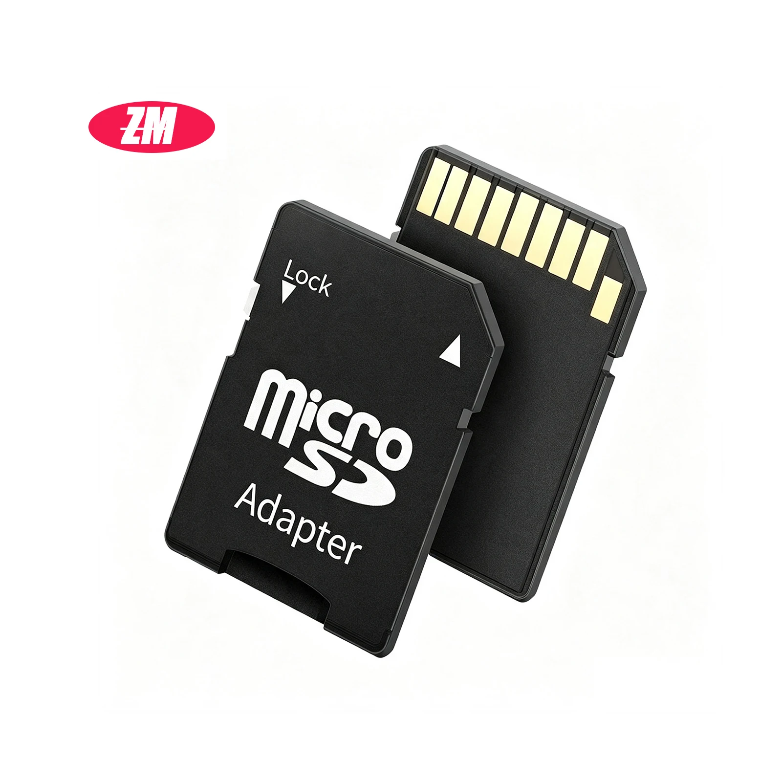 100pcs Micro SD TransFlash TF To SD SDHC Memory Card Adapter Converter Phones Tablet Memory Stick For Computer Internal Storages