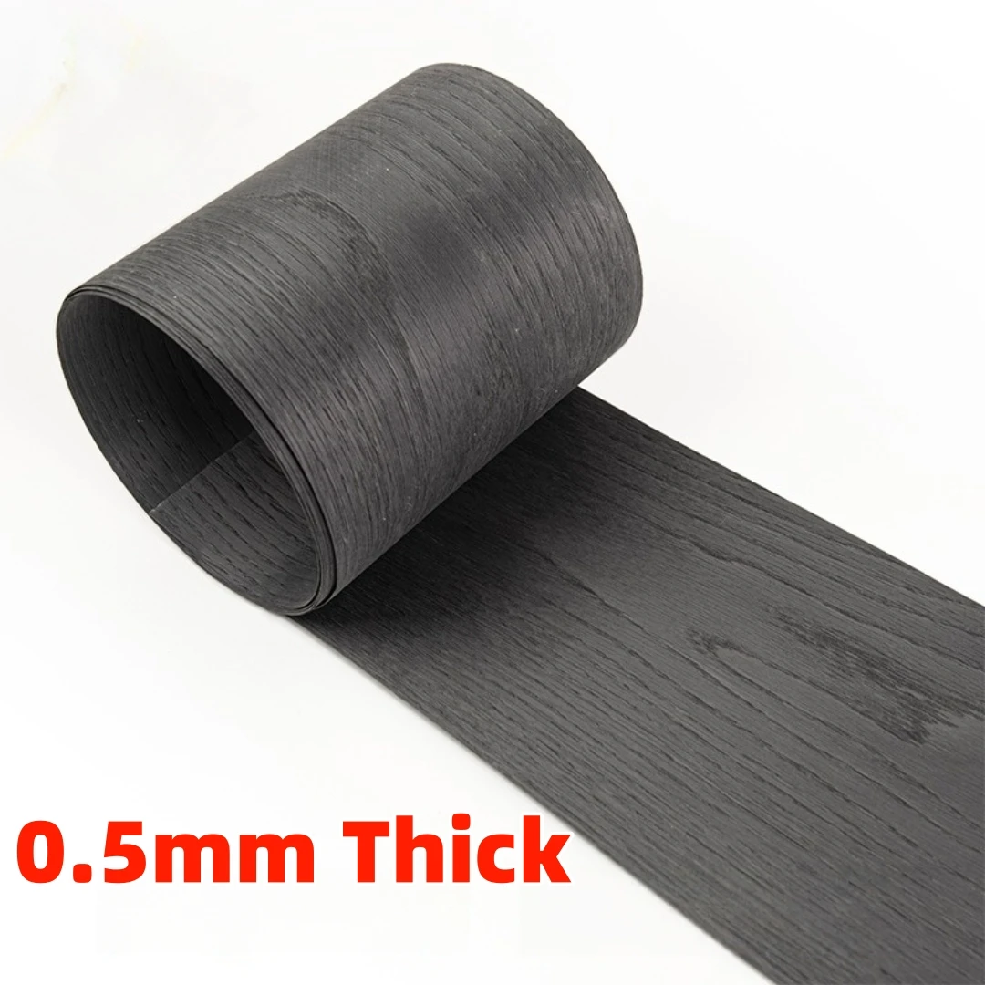 厚さ0.5mmの天然染色ブラックオーク木目突き板、木工家具の製作や装飾表面仕上げ用
