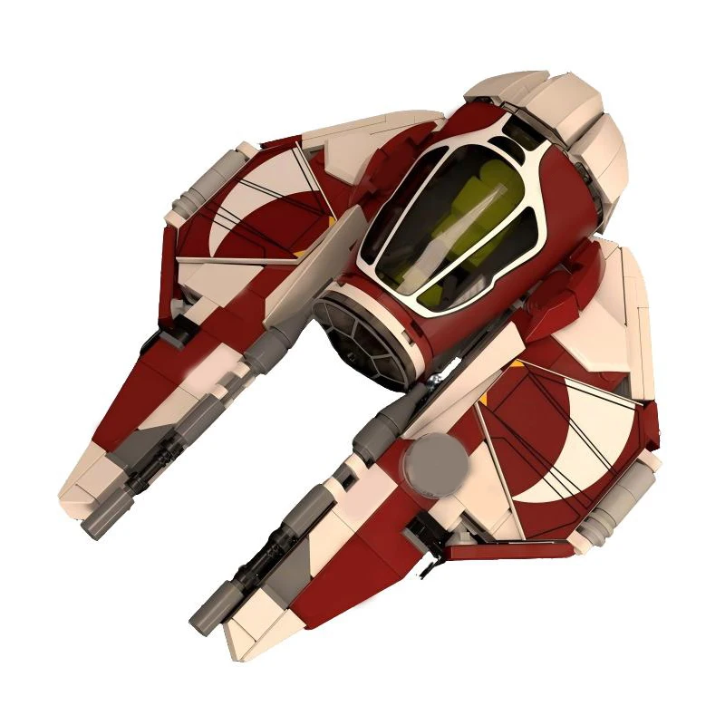 334 PCS Warplane Sci-Fi High-Maneuverability Light Interceptor Twin-Cannon MOC Customize Modular Building DIY Festival Toy Gift