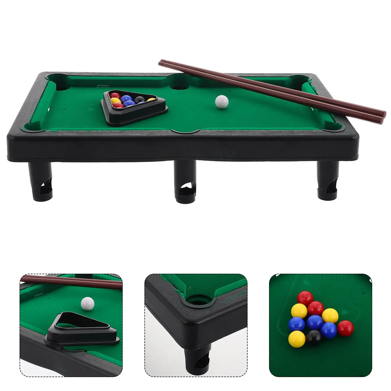 Pool Table Children Mini Miniature Billiard Accessories Desktop Billiards Game Tables Mini Table Kids Billiard Toy Pool Table