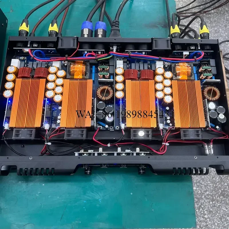 WMWMNU 1U Class D DT130 4x1300W Professional Digital Amplifier (OEM/ODM Supported) Suitable for KTV, Stages, and Parties