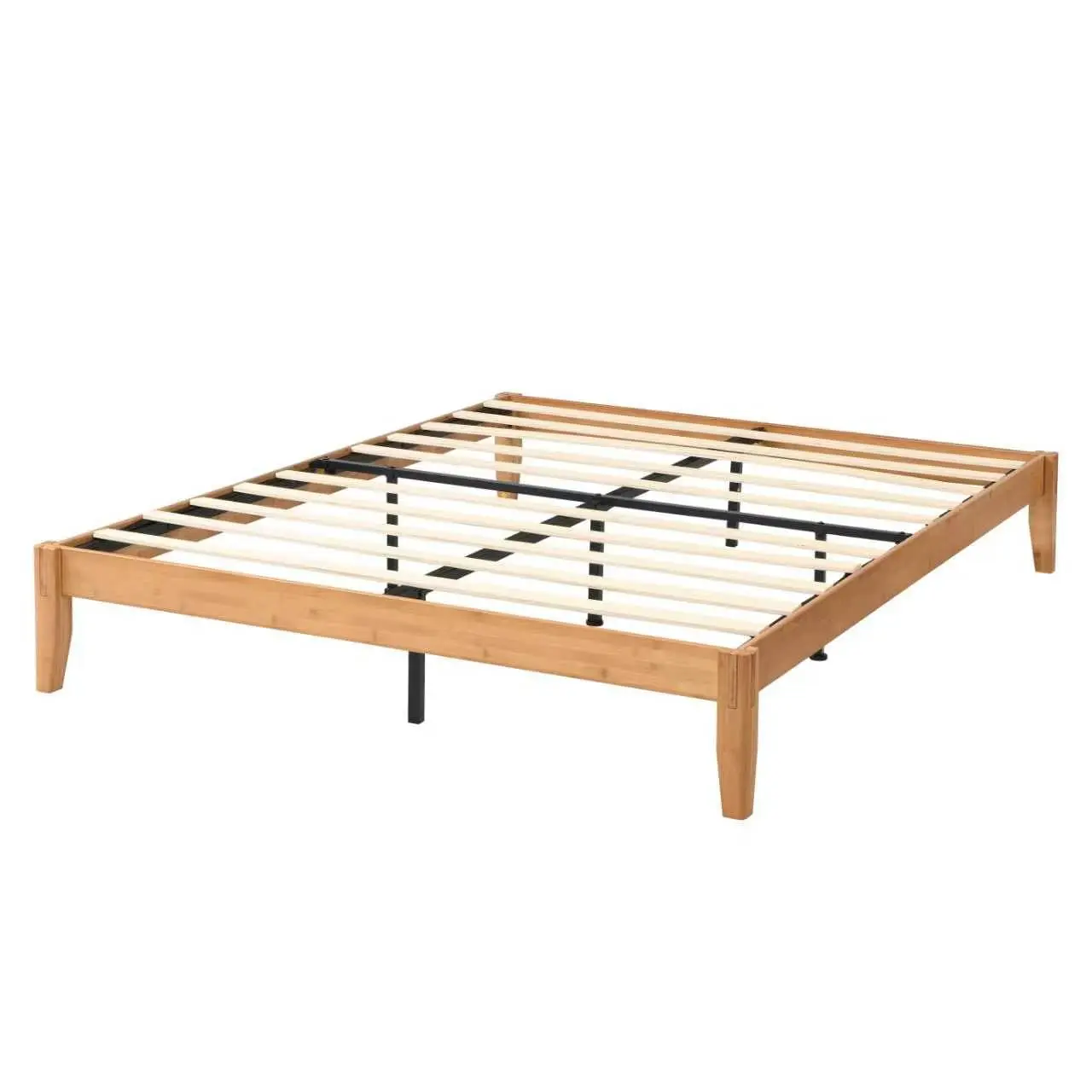 Bamboo Queen Size Platform Bed Frame, Customized