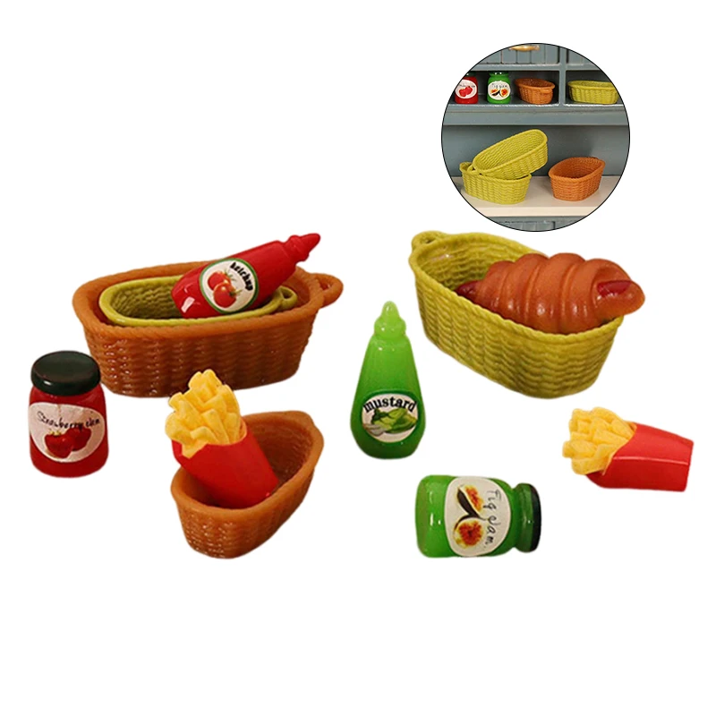 

Модель кукольного домика 1/12, мини-еда, кухня, игрушки для кукол, декор для сцены, детские игрушки для ролевых игр