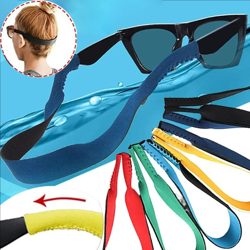 Colorful Floating Glasses Sunglasses Stretchy Band Strap Belt Cord Holder Neoprene Sunglasses Eyeglass Band Floater Cord 42-2cm