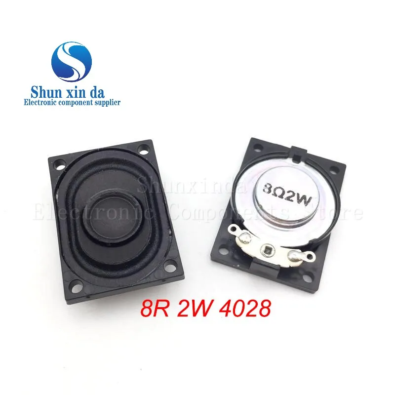 2PCS/Lot 4028 LCD Monitor TV Speaker Horn 2W 8R 2840 Loud speaker 8ohms 2Watt 8R 2W 40*28MM