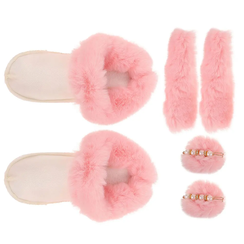 

Warm Fleece Cotton Cover Thick Stockings-Baibaibai-42-43) Washable Shoe Removable Thickened