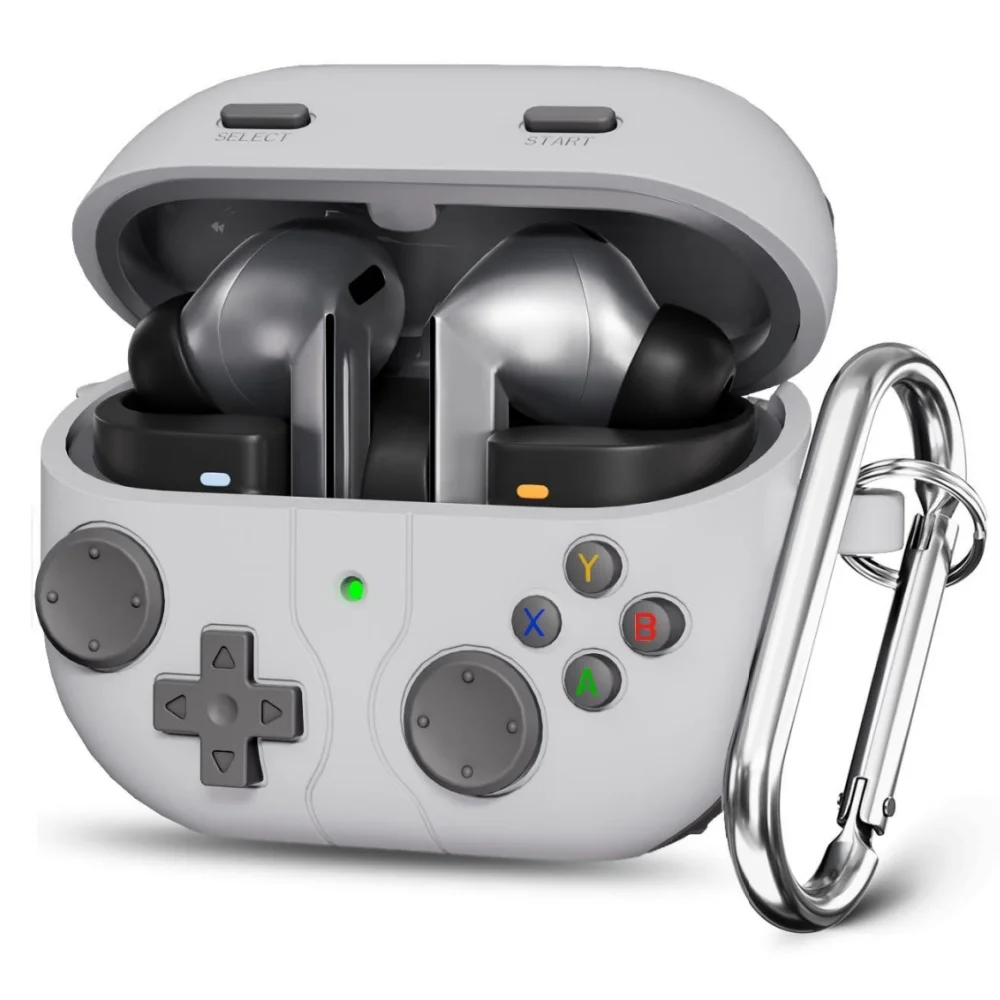 Neu für Samsung Galaxy Buds 3 FE/3 Pro/3 Hülle Silikon Klassisches Spieler-Design mit Reinigungsset für Samsung Galaxy Buds 3 FE – Detail 8