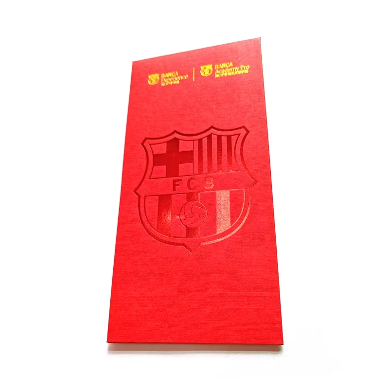 new design high quality fancy paper red pocket envelope