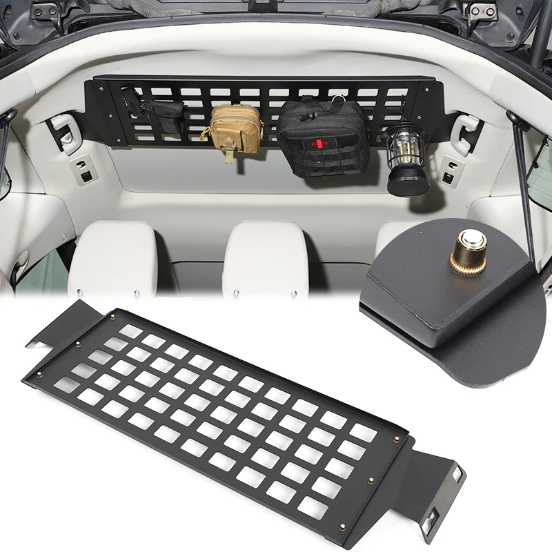 

For Land Rover Discovery 5 LR5 2017+ Aluminum alloy black car trunk roof bag rack car interior modification accessories