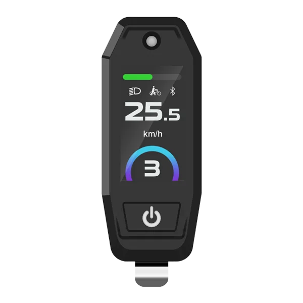 1.47inch E-motorcycle Embedded Display Mid Motor Assist Levels EBike Computer Display with Automatic UART Protocol