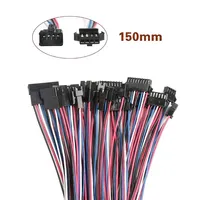 5/10Pairs/Set Pin Connector JST SM 2.54mm 2P 3P 4P 5P 6P 7P 8P 9P Male to Female Pin Wire Connector Electrical Cable Connector