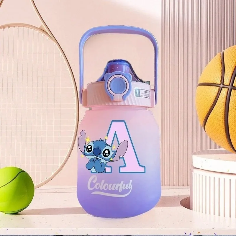 

Stitch 1000ml Gradient Water Cup Disney Boys Girls Cute Water Bottle Large Capacity Outdoor Sport Water Bottle Drinking Bottles