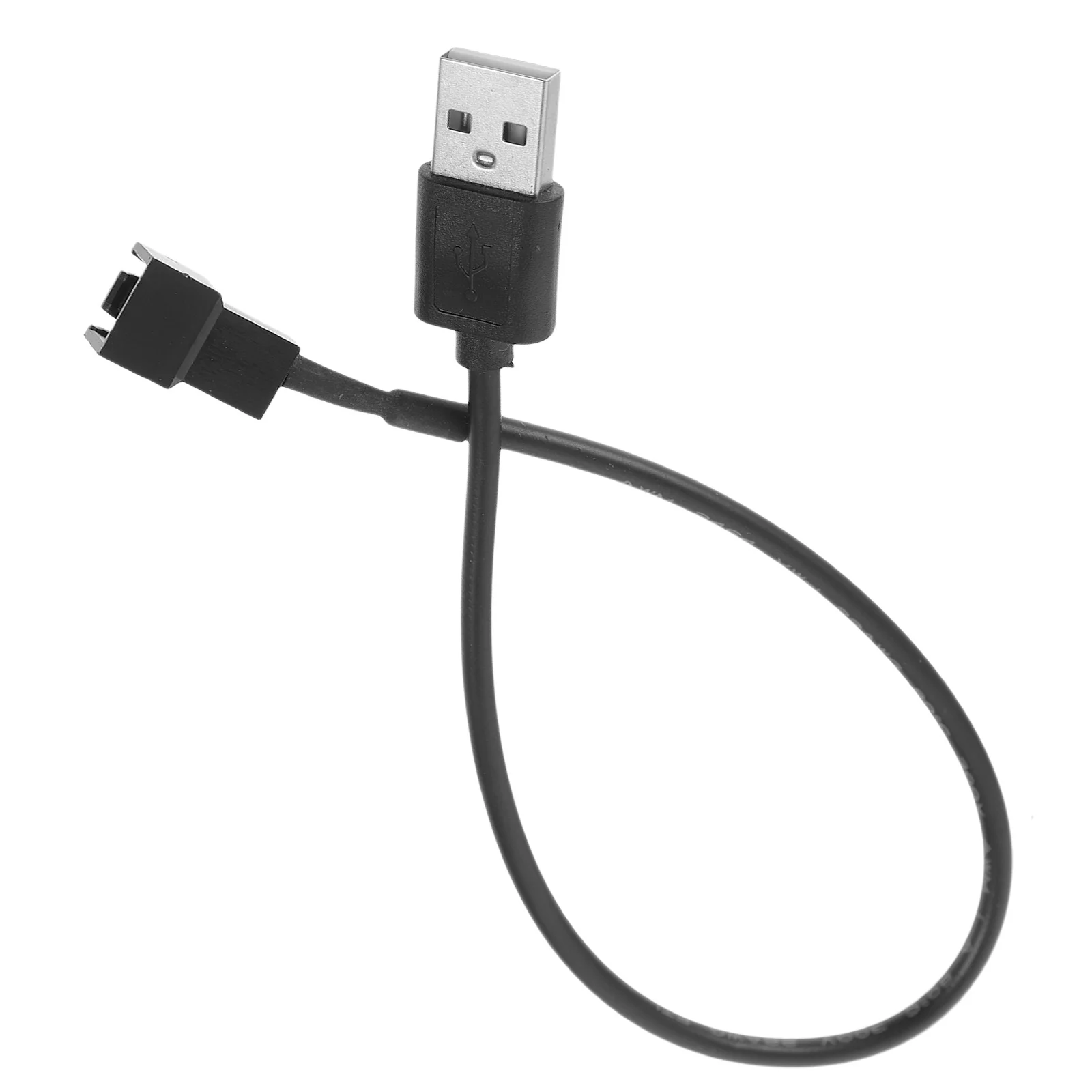 

5Pcs 3pin Fan Cables USB to 3pin Cord for Pc Case Fans and Laptop Desk Fans Versatile Practical Accessory Stable Signal Easy