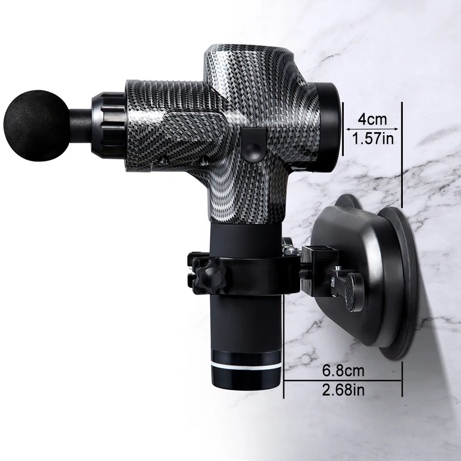 Single double suction cup Massage gun bracket of Fascia gun bracket Massager head Free hands install without strong adsorption