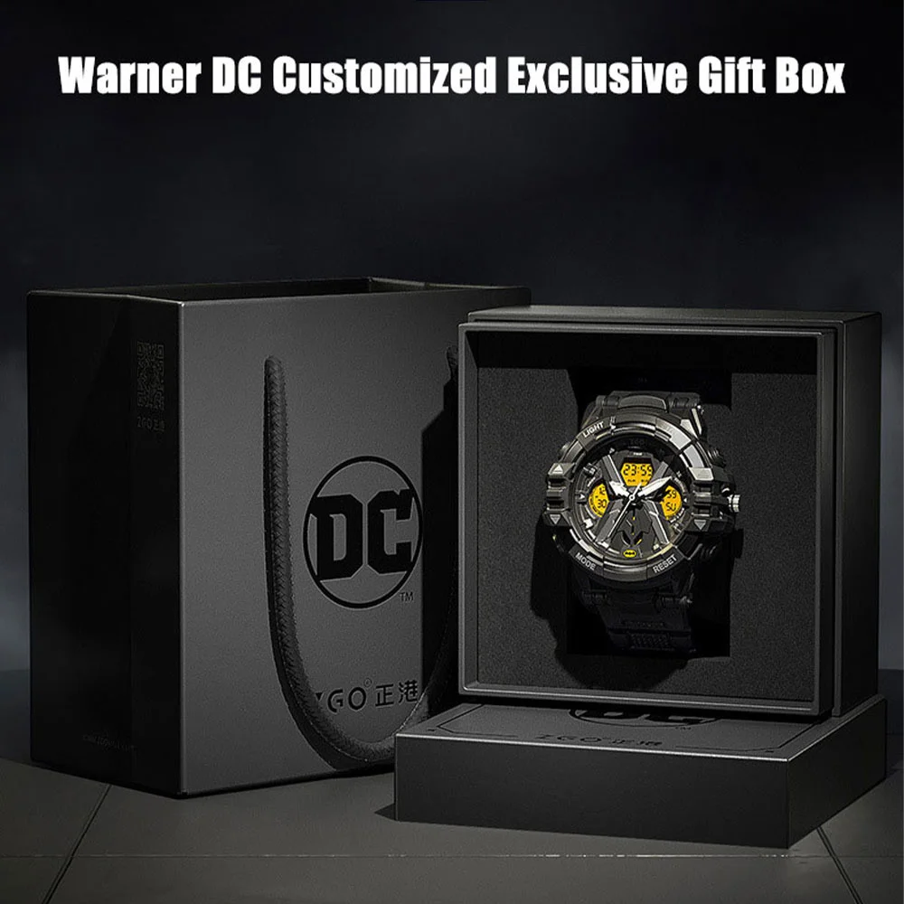 Original Batman Watches Sports Waterproof Smart Mechanical Watch DC Hero Superman Electronic Watch Student Boy Man Birthday Gift