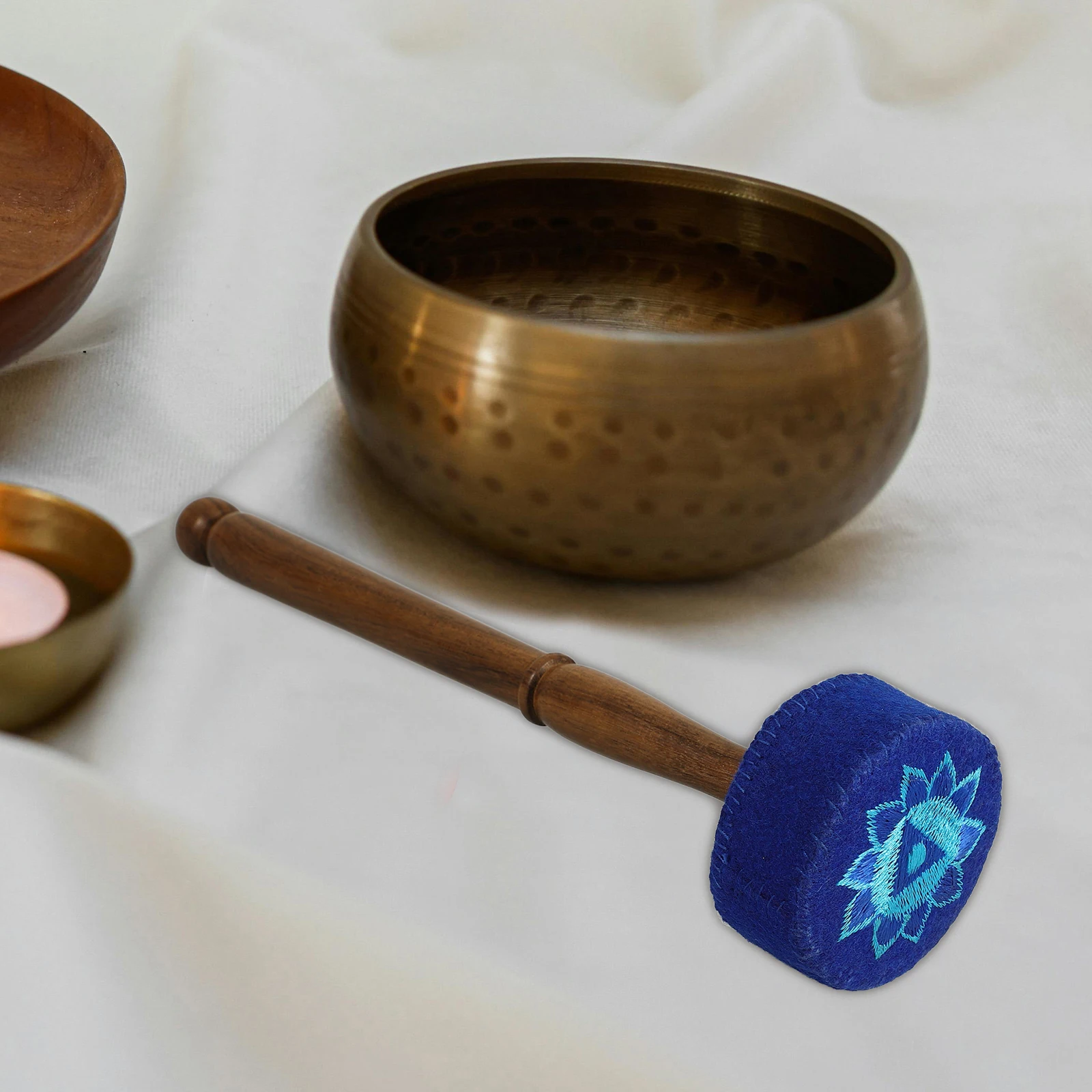 

Exquisite Sound Bowl Mallet Wooden Craft Accessory for Yoga Meditation Class Durable Practical Smooth Surface Quiet Period