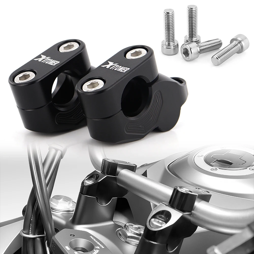 

Handle Clamp 22mm 7/8" Motorcycle Universal Handle Bar Risers Back Moved Extend Offset, For Triumph BMW YAMAHA Suzuki KAWASAKI