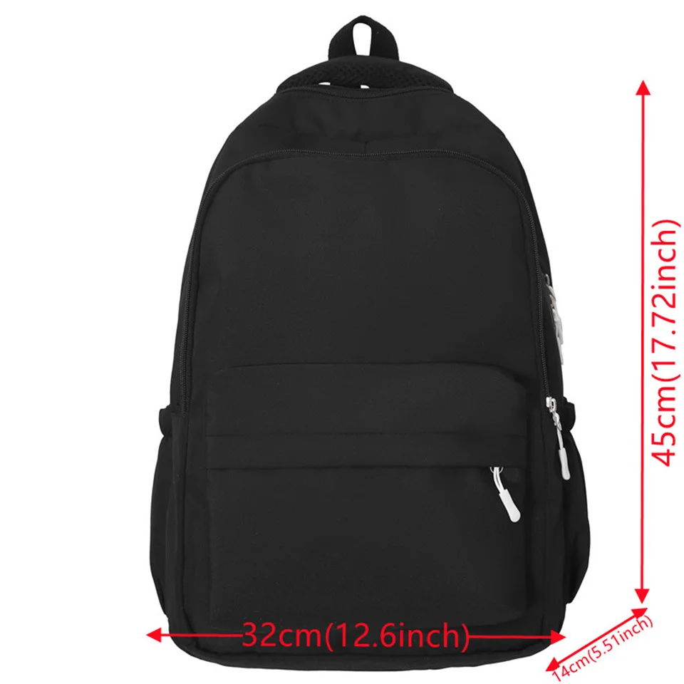 Women's Simplicity Light Nylon Schoolbags Ladies Leisure Versatile Backpacks Designer Waterproof Female Large-capacity Rucksacks