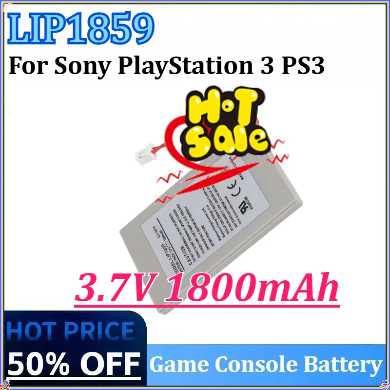 

For Sony PlayStation 3 PS3 Sixaxis DualShock 3 LIP1359 LIP1472 CECHZC2E CECHZC2U New LIP1859 3.7V 1800mAh Controller Battery