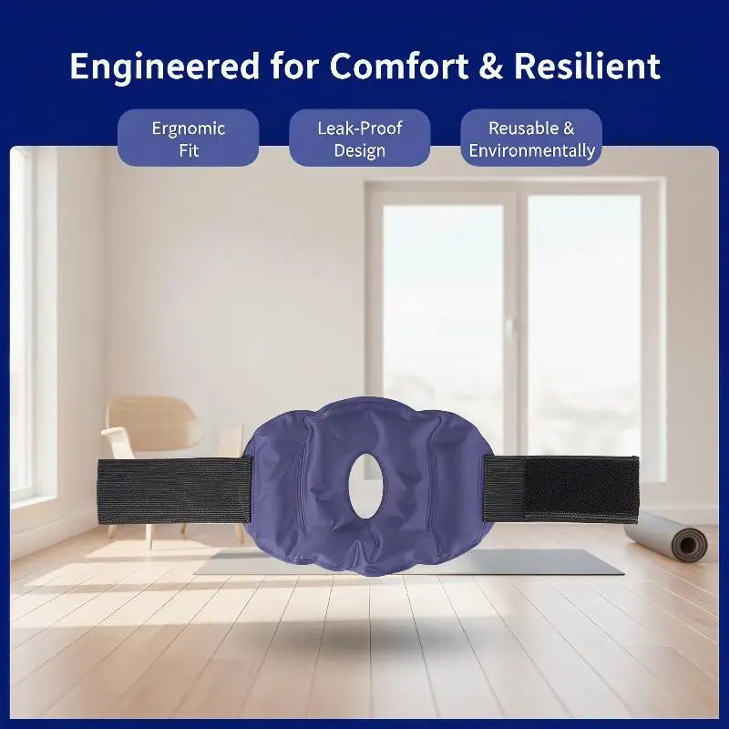 2026NEW Reusable Adjustable Knee Ice Pack Wrap Cold Therapy Gel Pad Cold Compress For Sports Injury Swelling Pain Relief Support