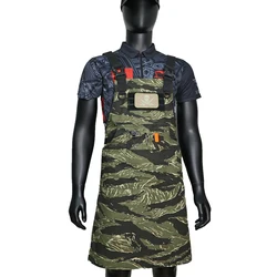 SOETAC Canvas Apron Camouflage Tactical Strap Clothes Technician Equipment For Men Women Camping Picnic Garden Work