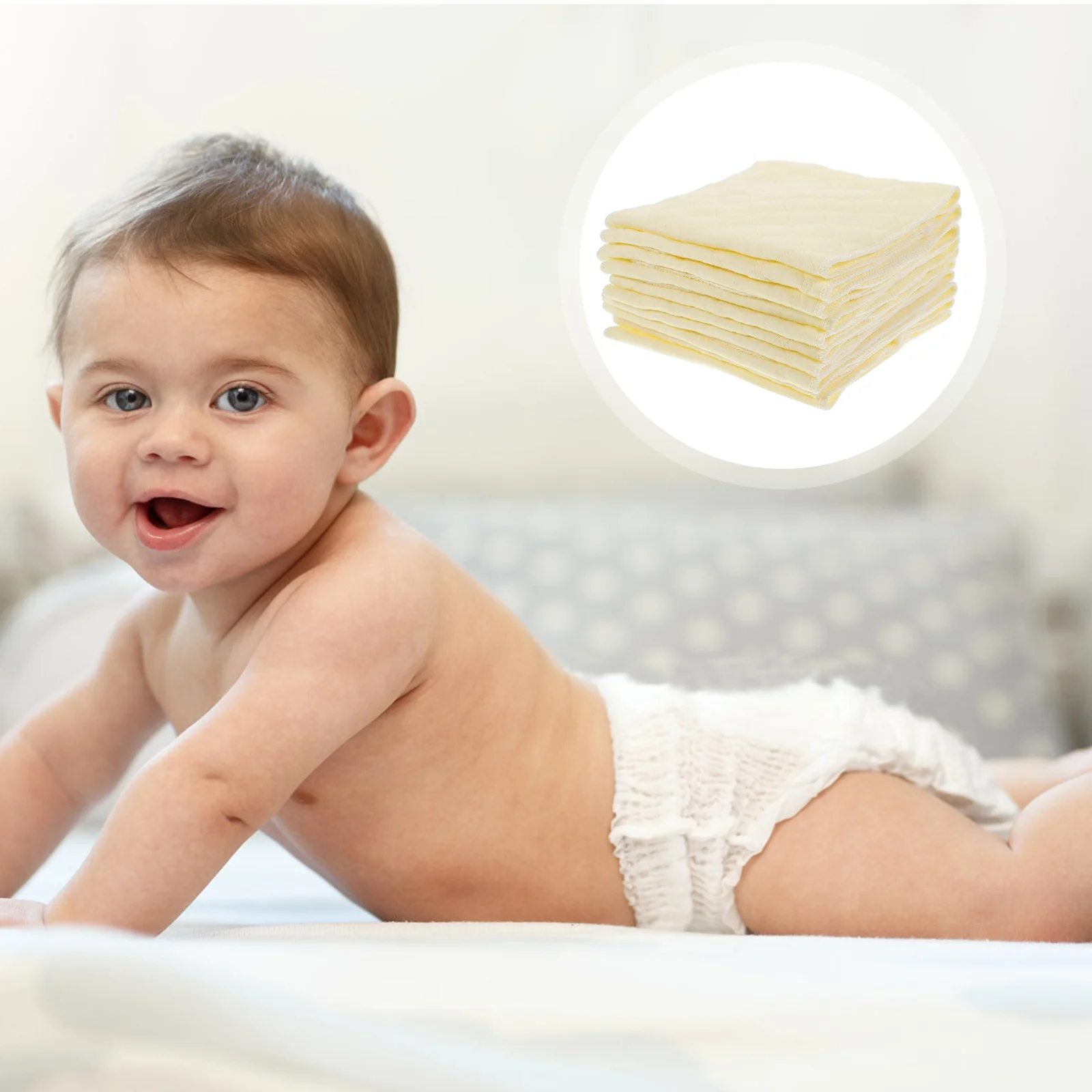 

Diapers Baby Infant Liner Washable Cloth Mustard Changing Pad 4600X1700X030CM for Newborn