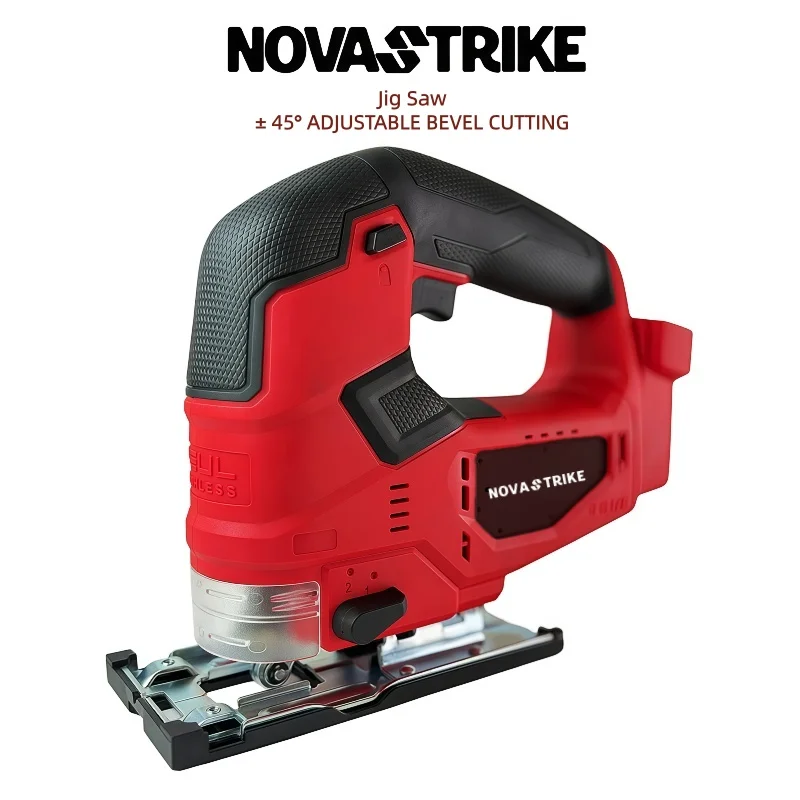 Cordless Brushless Electric Curved Saw Rechargeable Electric Jig Saw Woodworking Cutting Power Tool for Milwaukee M18 battery