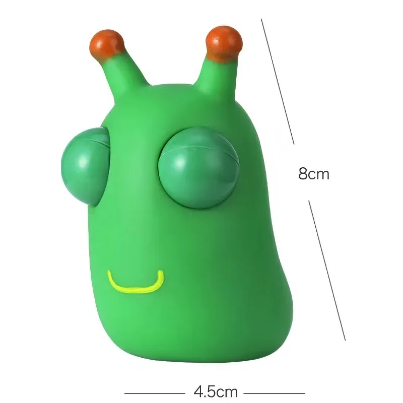 1PC Creativo Divertente Bulbo Oculare Scoppio Spremere Giocattolo Occhio Verde Popping bug Pizzico Giocattoli Per Adulti Bambini Alleviare Lo Stress Agitarsi Giocattolo Regalo di Halloween