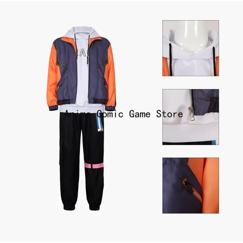 Anime Shinonome Akitoo Cosplay Costume 3rd Anniversary PSJK Akito Wig Uniform Suit Halloween Party Outfits for Men