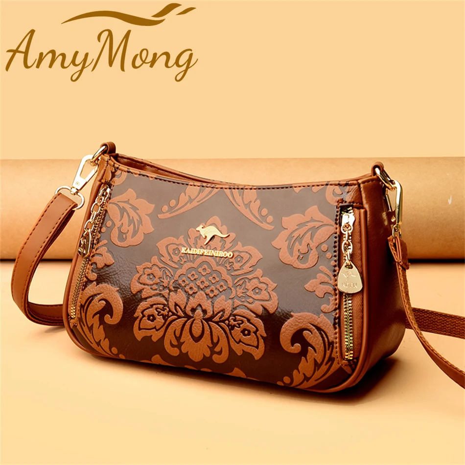 Women\'s Print Trendy Shoulder Bag High Quality Female Crossbody Messenger Sac Luxury Brand Designer Ladies Handbags and Purses