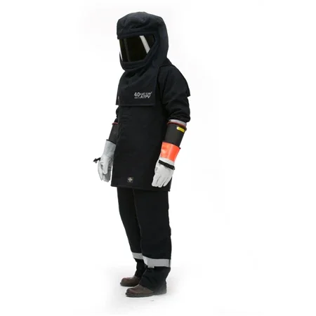 Traje de seguridad eléctrica, traje de flash arc 40cal, ropa de seguridad nominal arc