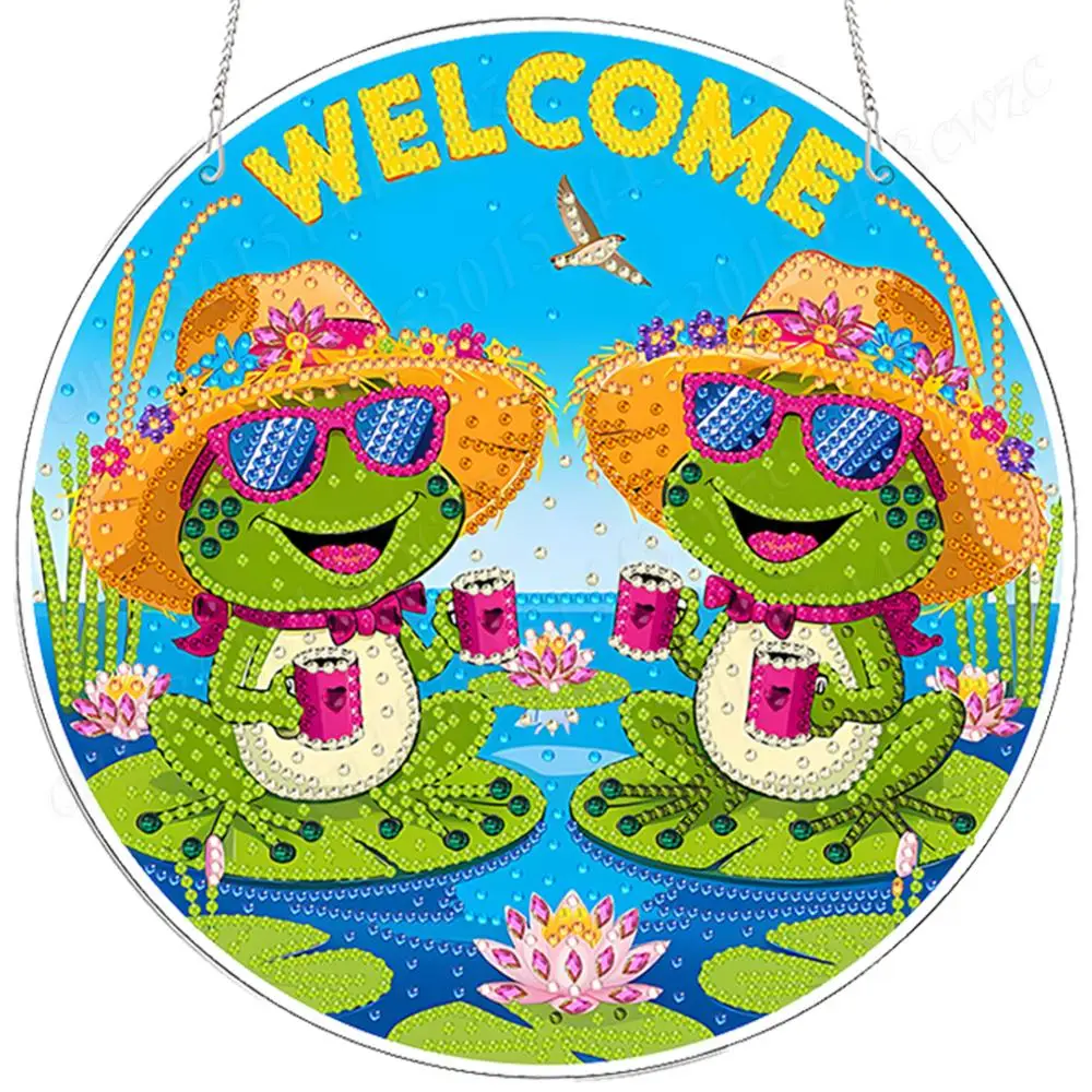 

Животное цветок 2D плоский DIY алмазный художественный кулон акриловый подвесной драгоценный камень художественные картины Шарм для гостиной украшения дома и офиса