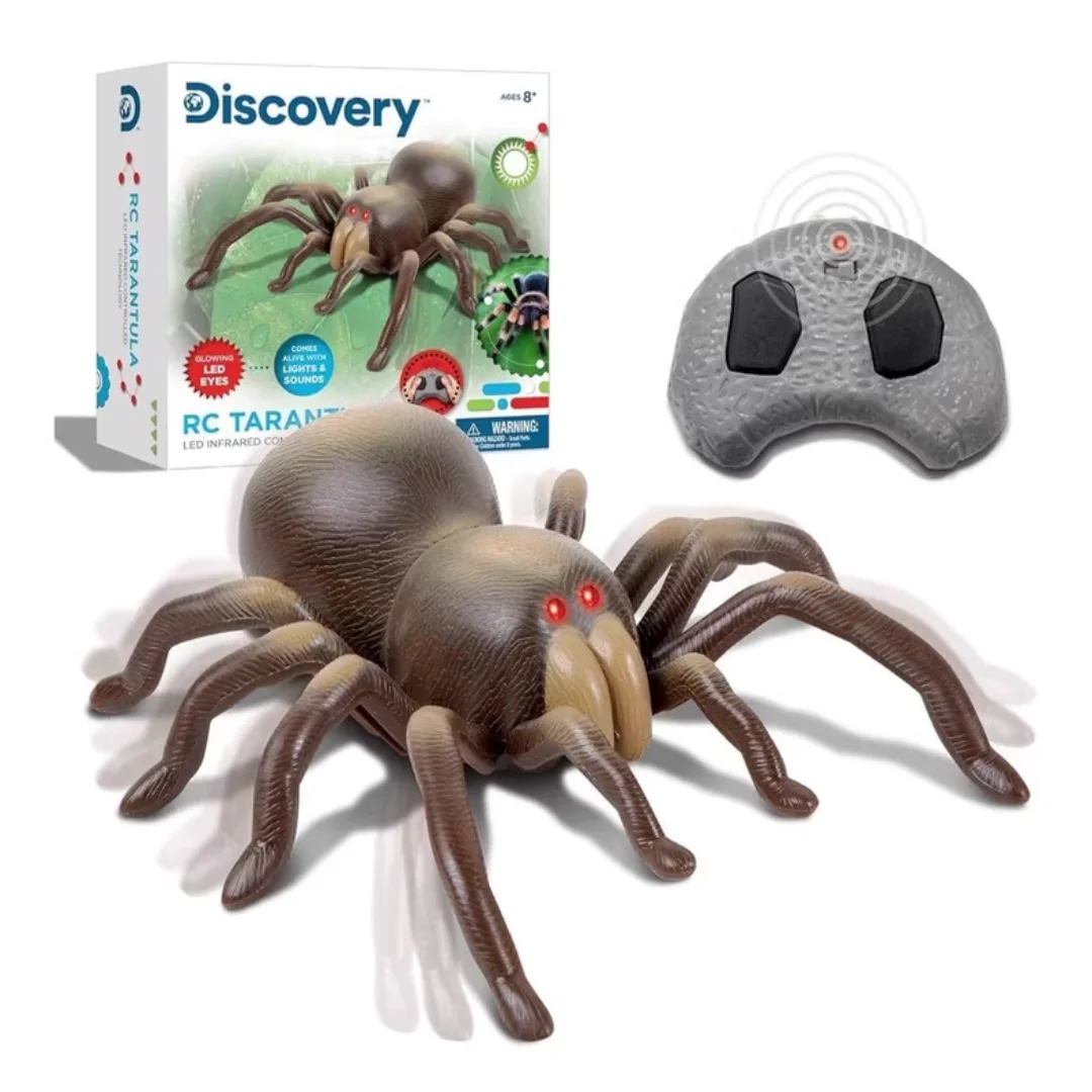 

Discovery (American Brand) Realistic RC Spider - Infrared Remote-Controlled Animal, Fun Prank Toy for Christmas Gifts