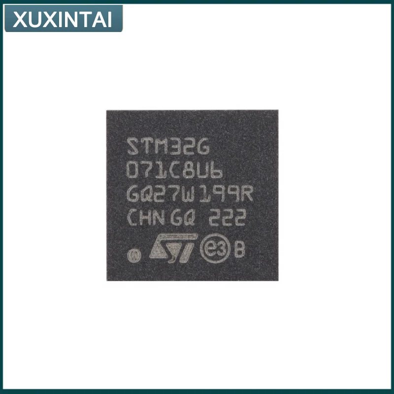 5Pcs/Lot  New Original  STM32G071C8U6TR STM32G071 UFQFPN-48  Microcontroller IC 32-Bit Single-Core 64MHz 64KB (64K x 8) FLASH