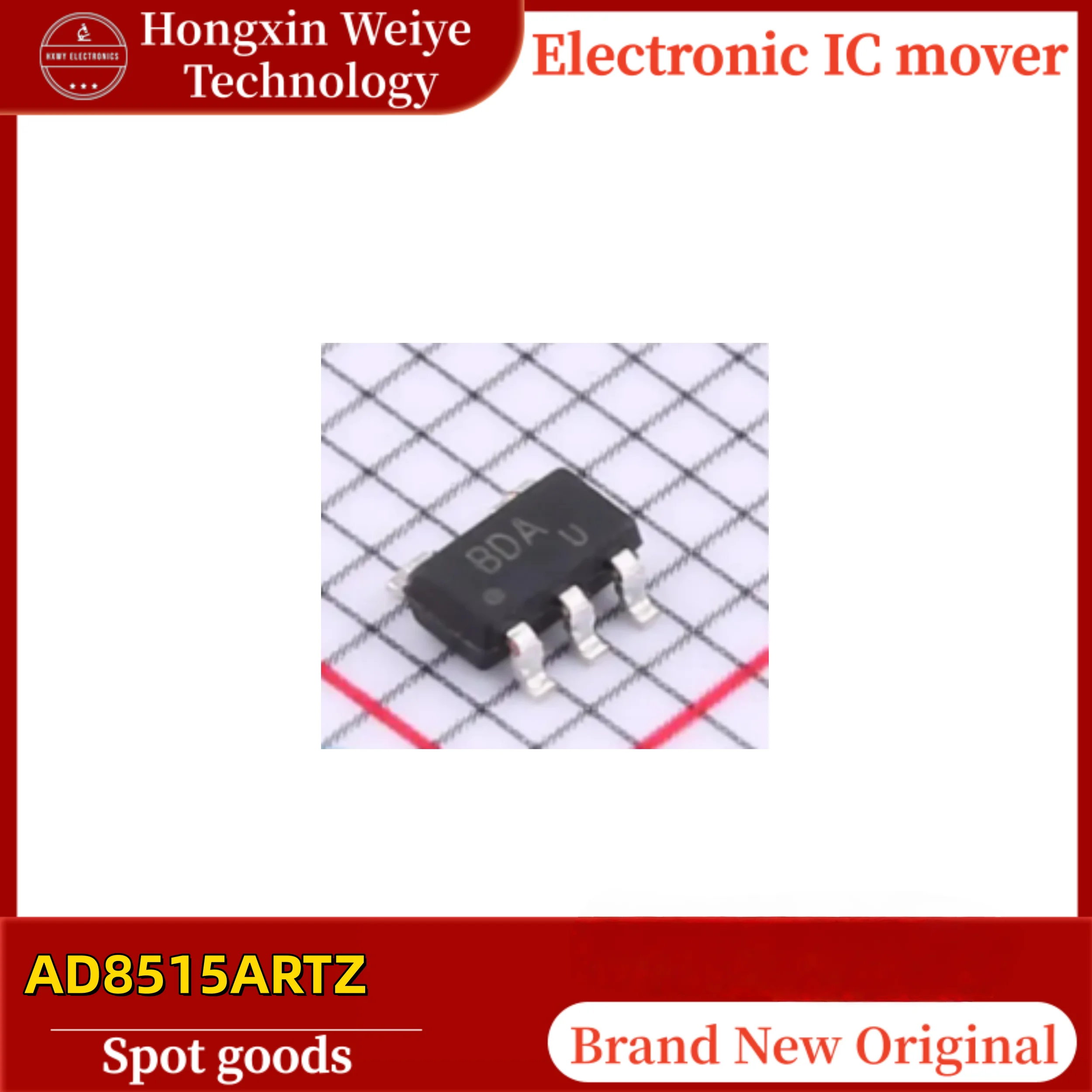 5/10 PCS AD8515ARTZ AOH SOT-23-5 Operational Amplifier IC Brand New In Stock