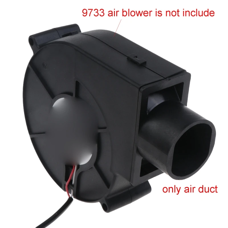 26mm 33mm Air Duct Outlet Exhaust Connector Joiner For 97x97x33mm Air Blower 9733 Cooking Air Blower Cooling Fan Drop Shipping