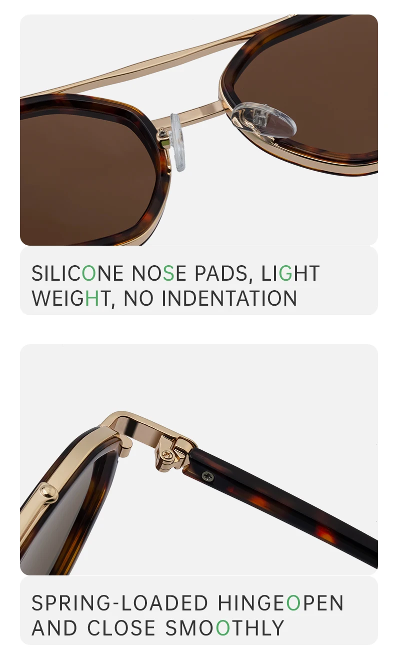 Steampunk Octagon Quadratische Sonnenbrille Männer 2026 Luxus Marke Vintage Punk Metall Polygon Sonnenbrille Für Männliche Klassische Shades UV400 – Detail 10