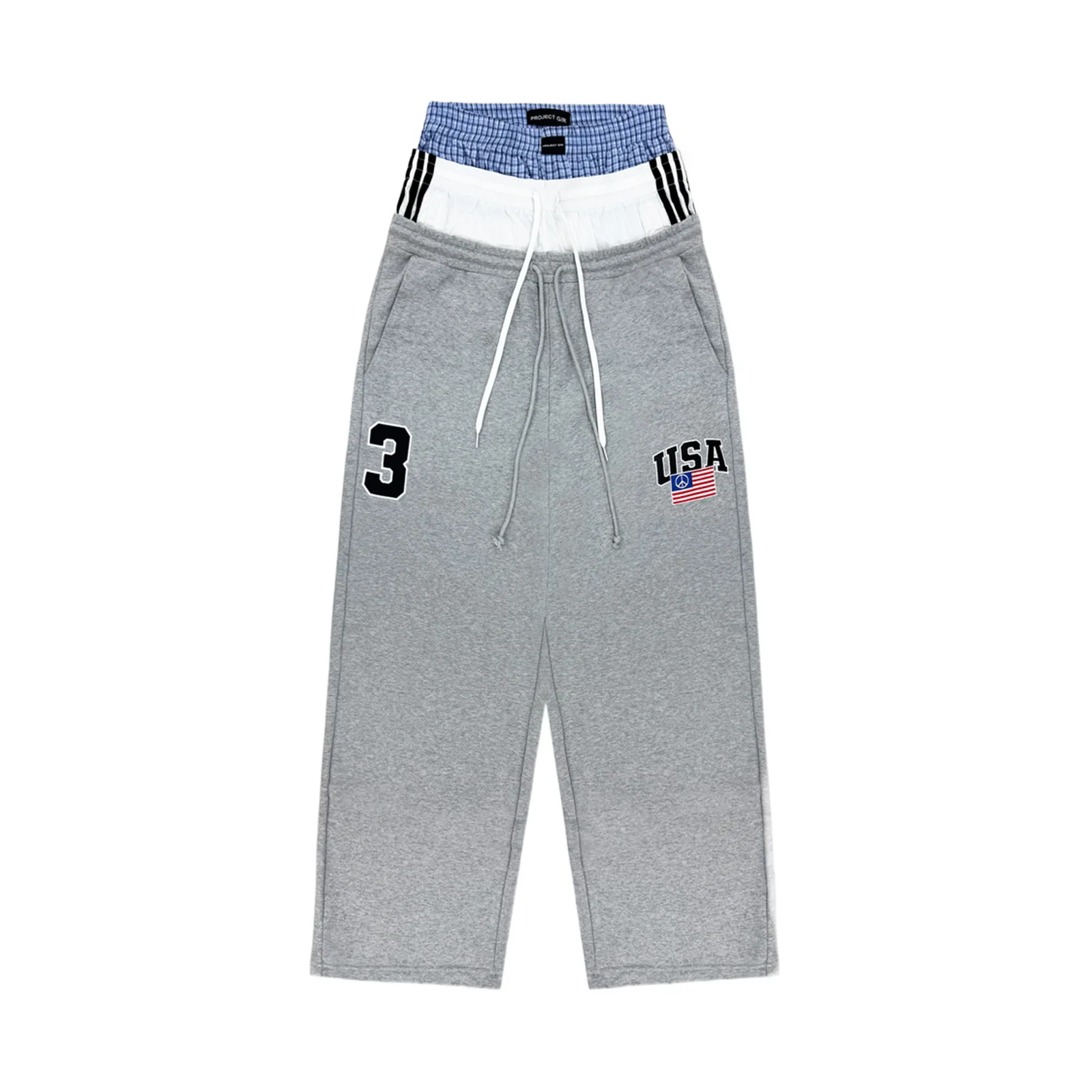 Grailz Project G/R Premium 2026 New Sweatpants Three-Waist Length