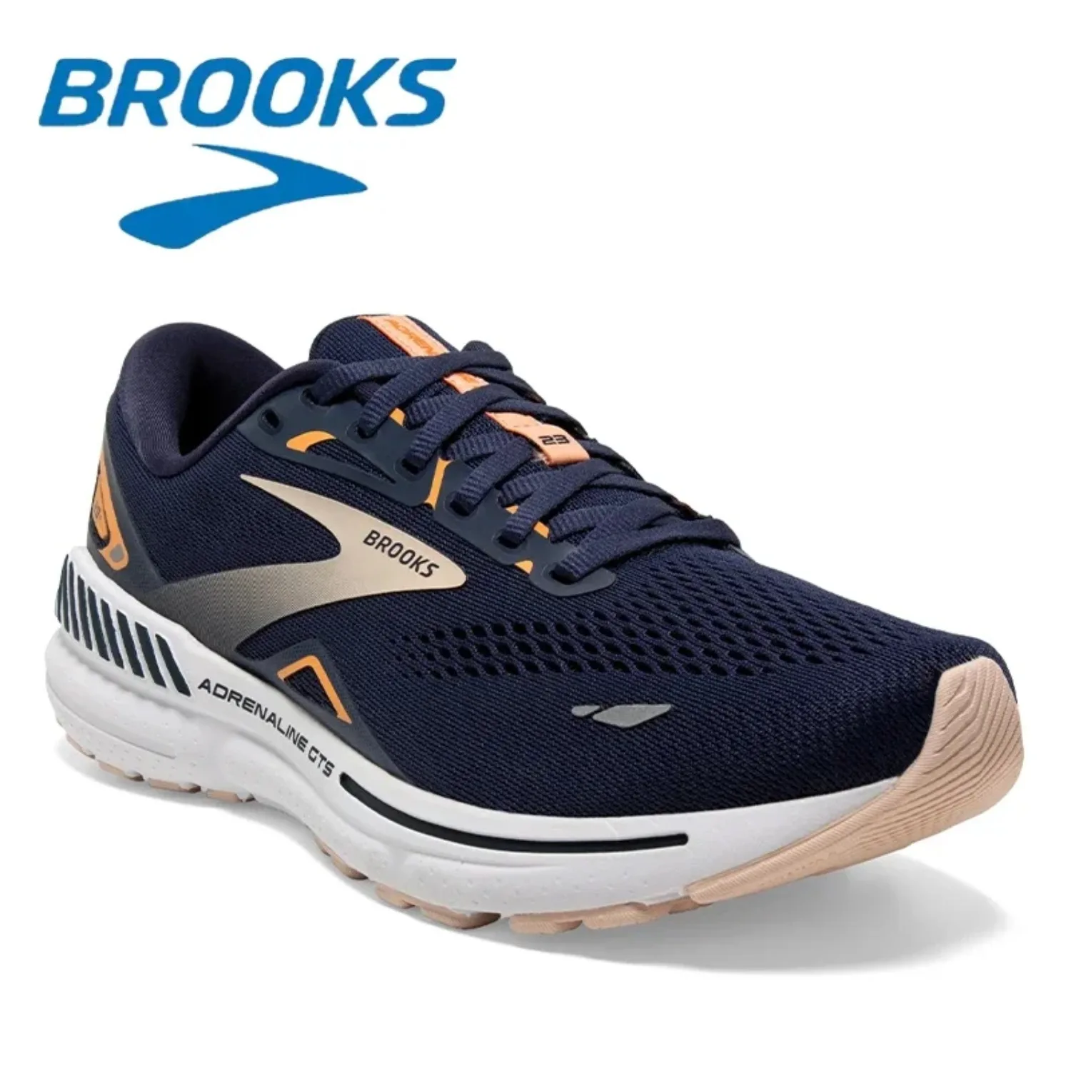 

Brooks BR23 Мужские кроссовки темно-синего цвета с тканым верхом, дышащая легкая повседневная спортивная обувь на весну и лето