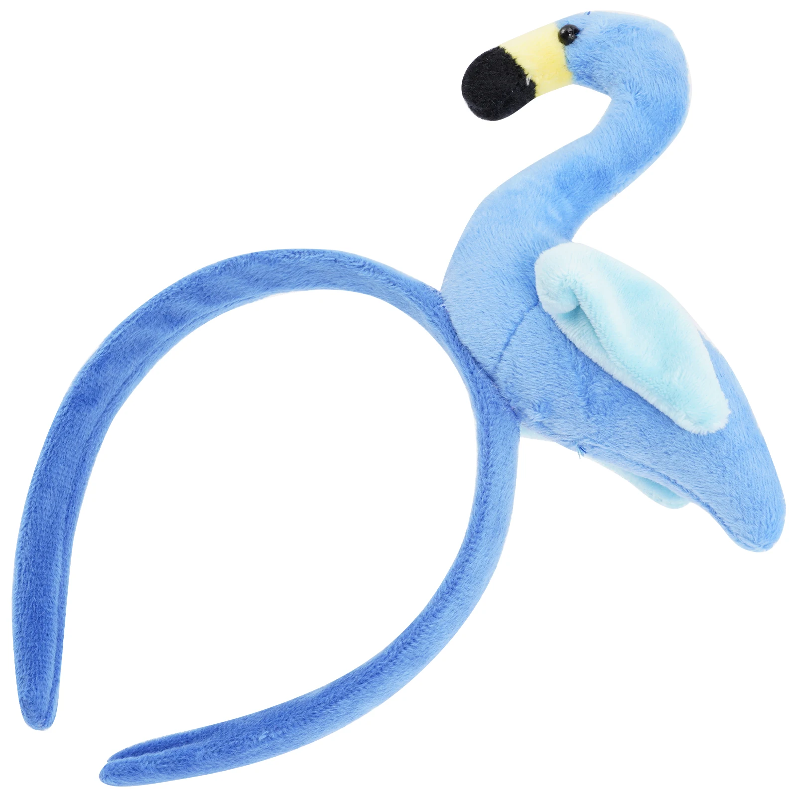 

Flamingo Headb Shaped Hair Hoop Durable Plastic Kids Party Party Hair Accessory Accessory Cartoon Headdress Hairstyle Tool