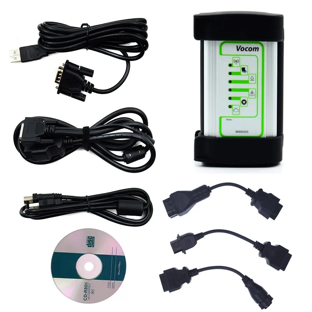 VOCOM II 88890300 Truck Diagnostic Tool PTT V2.8.15 OBD2 Scanner For Volvo Renault UD Mack Bus Excavator