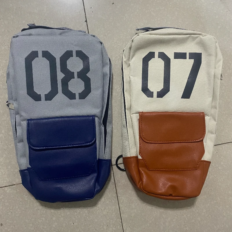 Brdwn GUNDAM للجنسين Gundam 07/08MS فريق بوكليير فورمي كوسبلاي بوليستر كيس à bandoulière poitrine حزمة