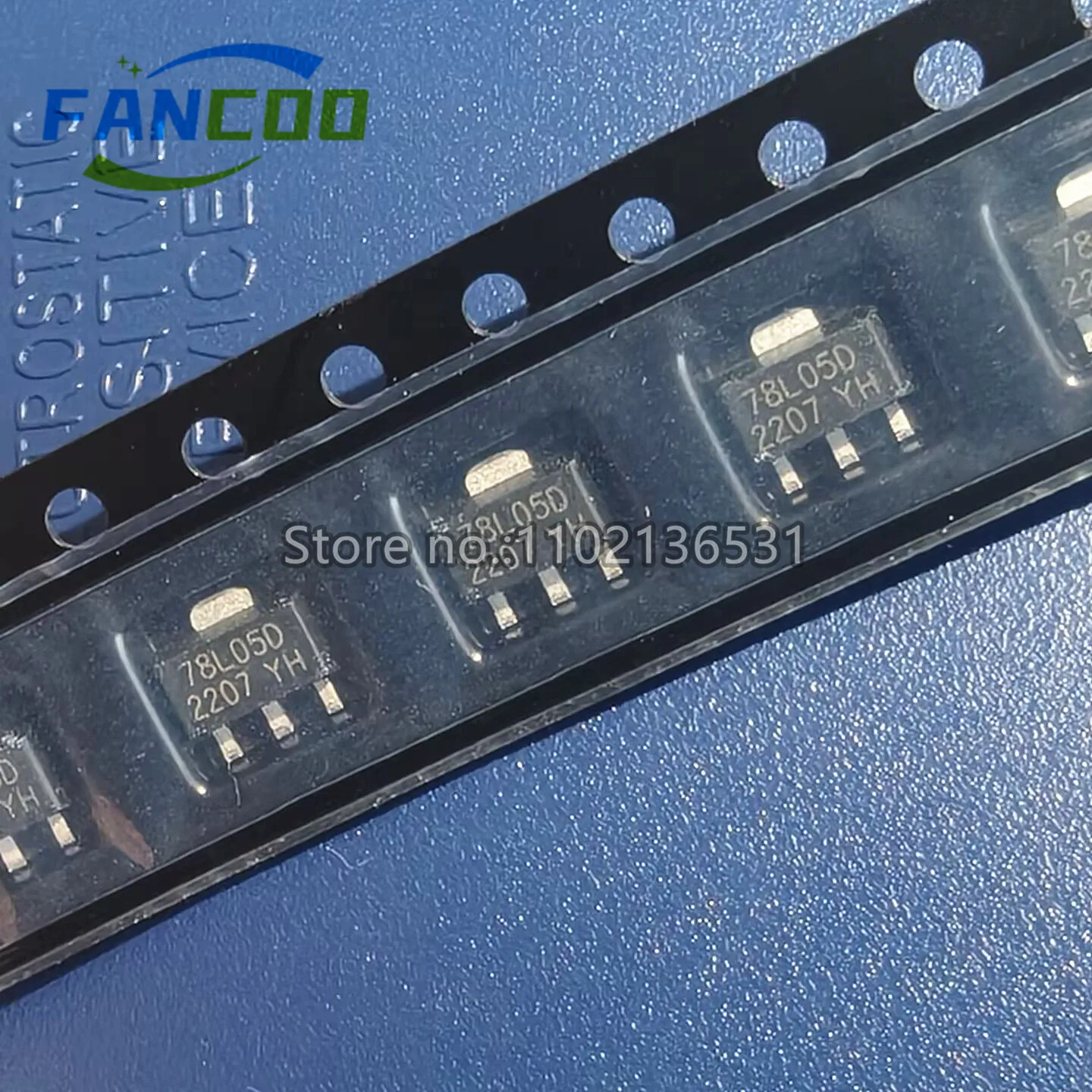 10pcs/100pcs 78L05 SOT-89 78L05D BL78L05D 5V 100mA Positive Linear Voltage Regulator