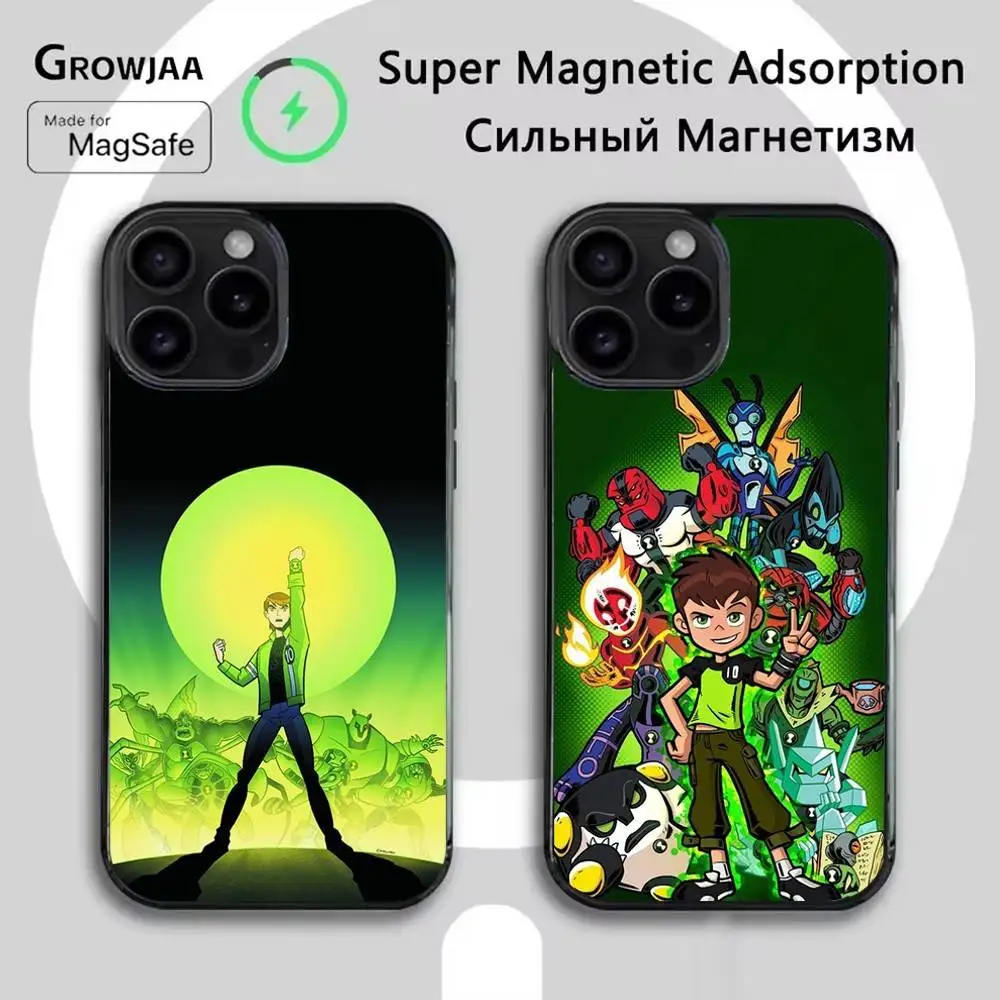 

B-Ben Cartoon 10 Phone Case For iPhone 16e,16,15,14,13,12,11,Plus,Pro,Max,Mini Magsafe Magnetic Wireless Charging